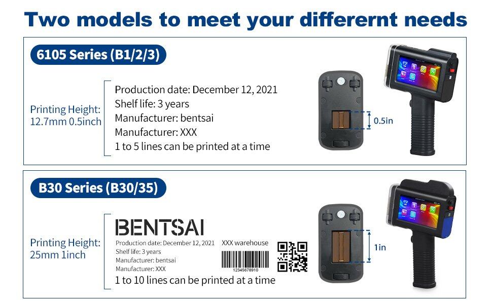 BENTSAI | B30 Portable Pocket Handjet Printer Gun